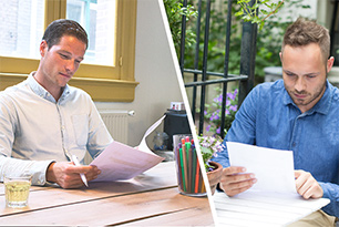 Stap 2 - The Heat scan matches you and your colleague’s answers and establishes points for improvement in a clear report.